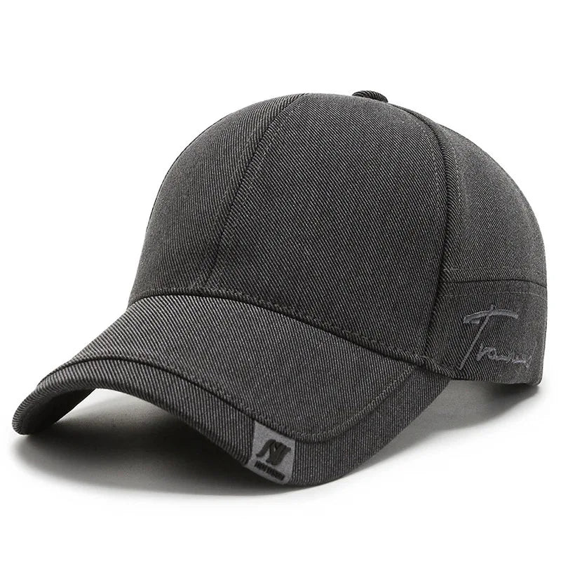 Bonés NORTHWOOD de alta qualidade em tecido sólido para homens – Boné de algodão para atividades ao ar livre / Trucker Hat