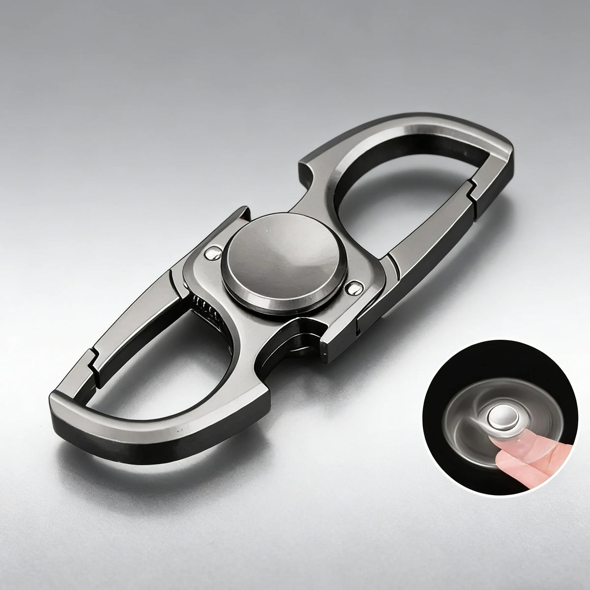 Fidget Spinner Metal Multifuncional – Alívio de Estresse com Estilo