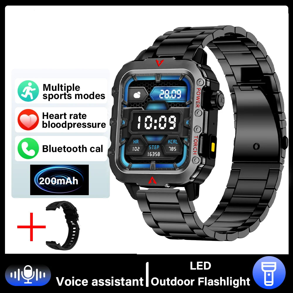 Smartwatch LAXASFIT Q11 GPS, Chamadas, Câmera e Tela HD 1,71 Tracking Fitness Monitor