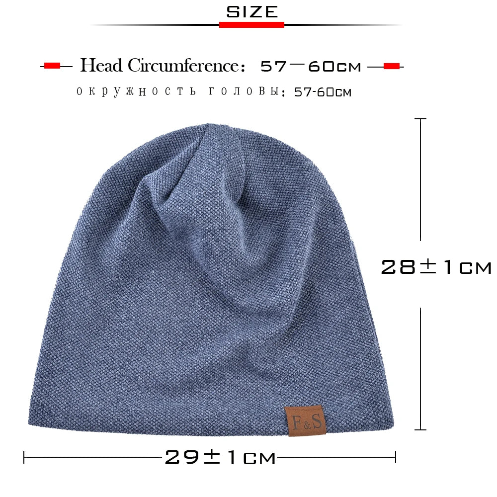 Gorro estilo beanie — leve e respirável para primavera e verão — cor sólida, macio e casual