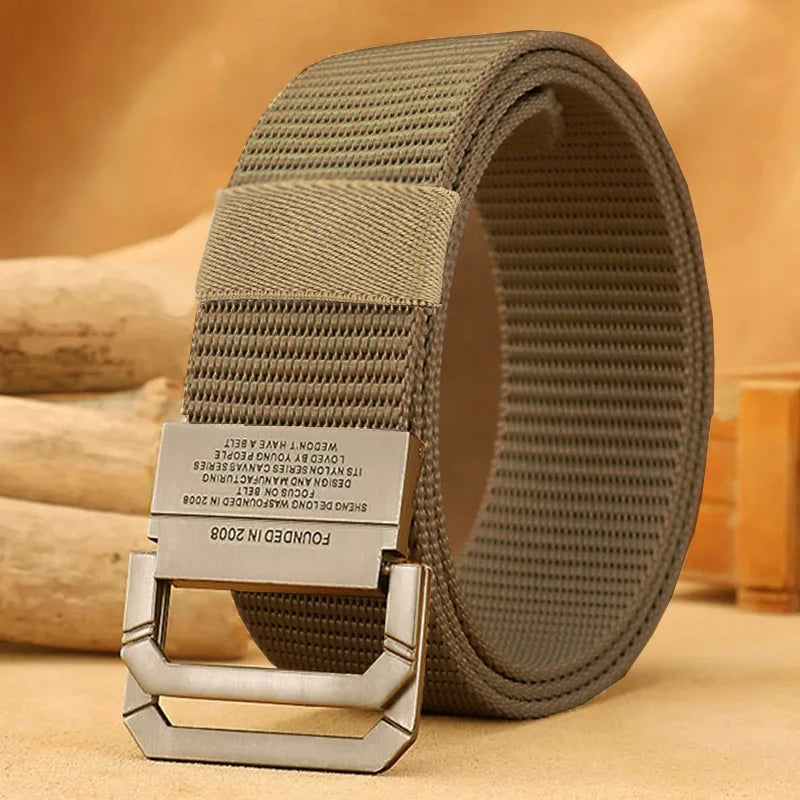 Cinto de Nylon Tático Estilo Militar – Casual, Esportivo e de Luxo para Jeans