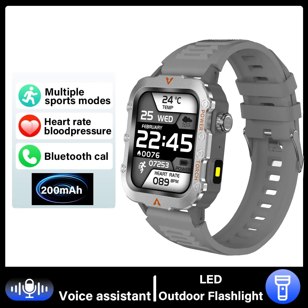 Smartwatch LAXASFIT Q11 GPS, Chamadas, Câmera e Tela HD 1,71 Tracking Fitness Monitor