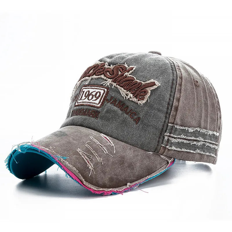 Boné Estilo Cowboy com Efeito Lavado – Modelo Rock Shark