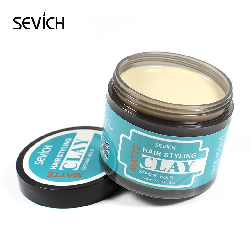Sevich 80g – Pomada Modeladora em Argila para Homens – Fixação Forte – Acabamento Matte – Creme Modelador e Cera Refrescante