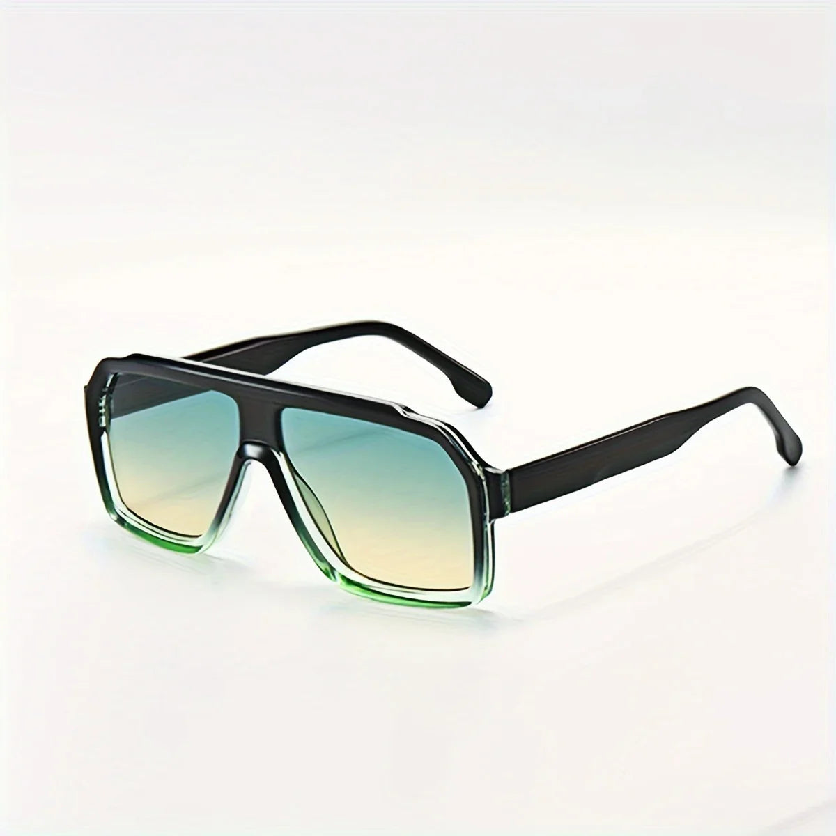 Óculos de Sol de Luxo – Estilo Vintage, Armação Quadrada e Formato, Proteção UV400