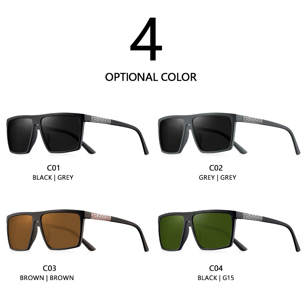 Óculos de Sol Polarizados CRIXALIS  – Estilo Vintage – Lentes Neutras Antirreflexo com Proteção UV400
