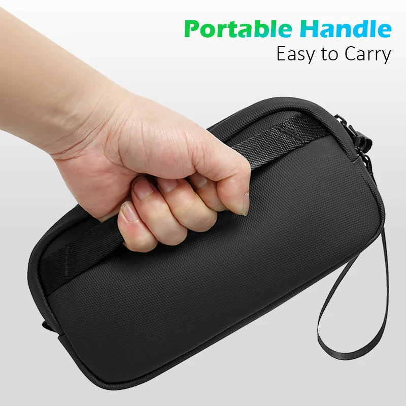 BANGE – Bolsa Organizadora de Viagem e Estojo para Acessórios Eletrônicos: Mini Bolsa para Power Bank, Cabos USB e Discos Rígidos