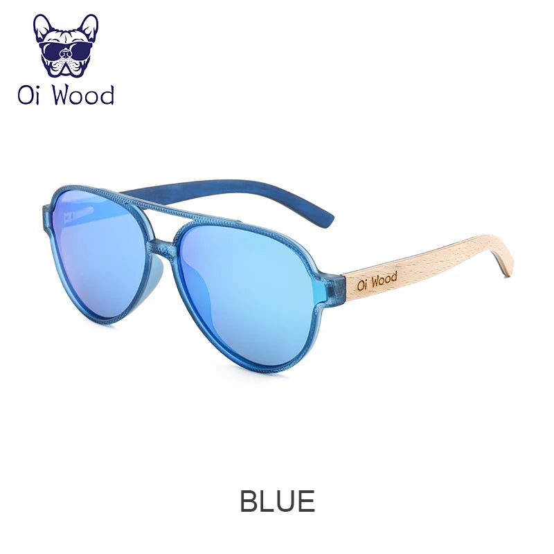 Oi Wood  Óculos de Sol de Madeira – Lentes Polarizadas com Proteção UV400, Alta Qualidade