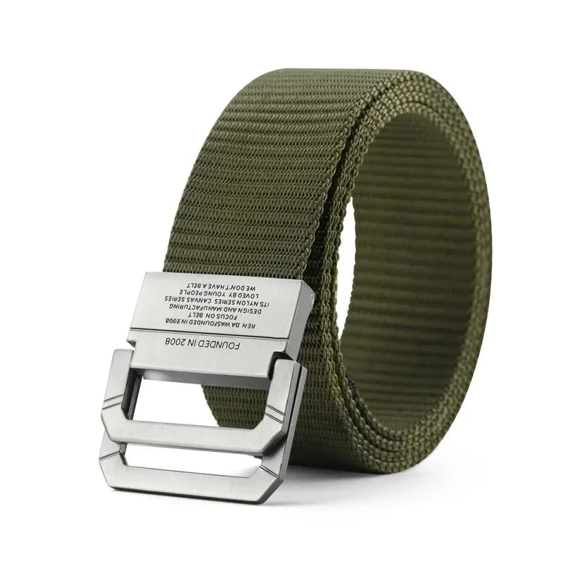 Cinto de Nylon Tático Estilo Militar – Casual, Esportivo e de Luxo para Jeans
