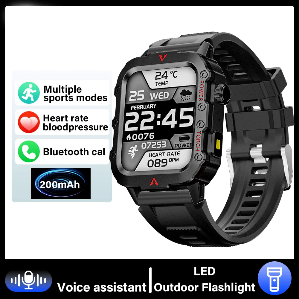 Smartwatch LAXASFIT Q11 GPS, Chamadas, Câmera e Tela HD 1,71 Tracking Fitness Monitor