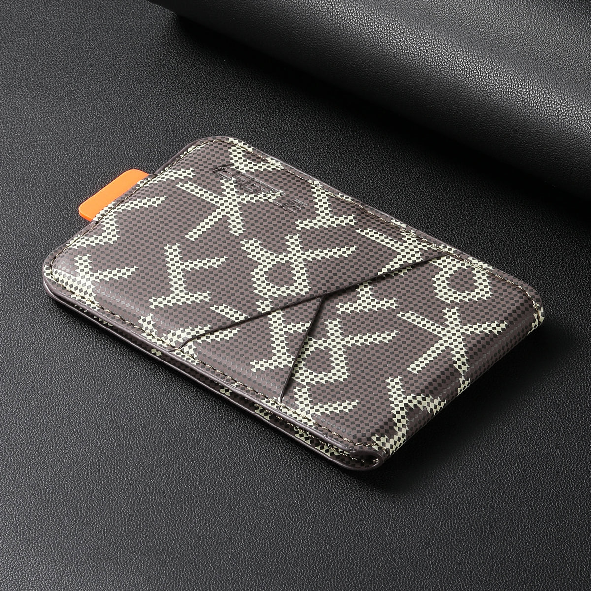 Carteira Magnética de Couro para Celular (Porta-Cartões) compatível com MagSafe para iPhone 17, 16, 15, 14, 13 e 12 (Pro, Max, Plus) – Fixação Magnética Forte