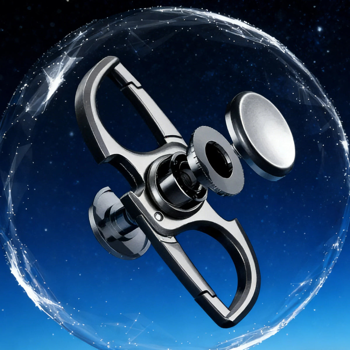 Fidget Spinner Metal Multifuncional – Alívio de Estresse com Estilo