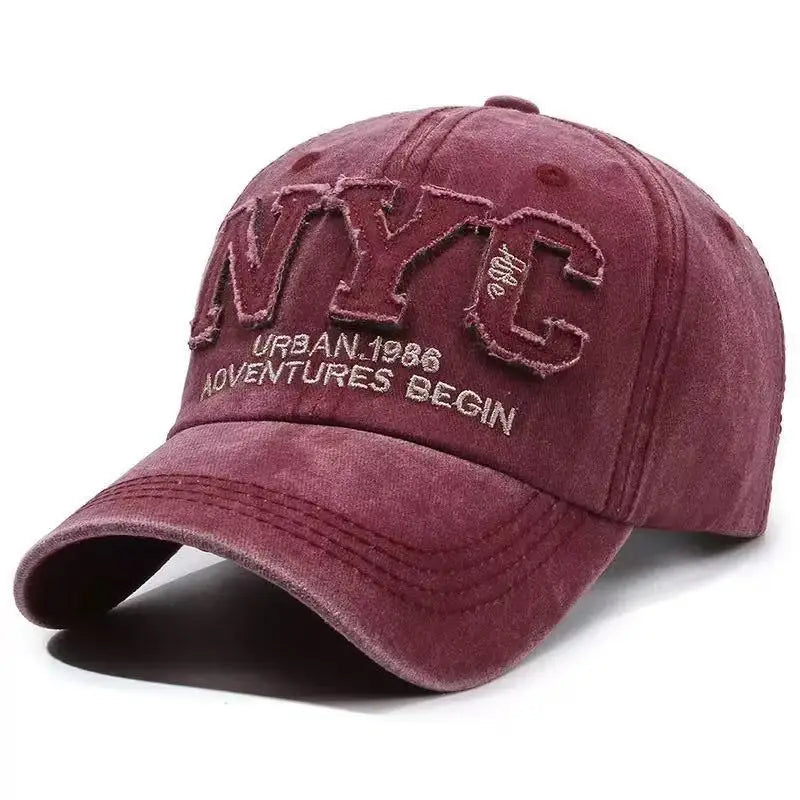 Boné Snapback de Jeans Vintage – Estilo Esportivo, Casual