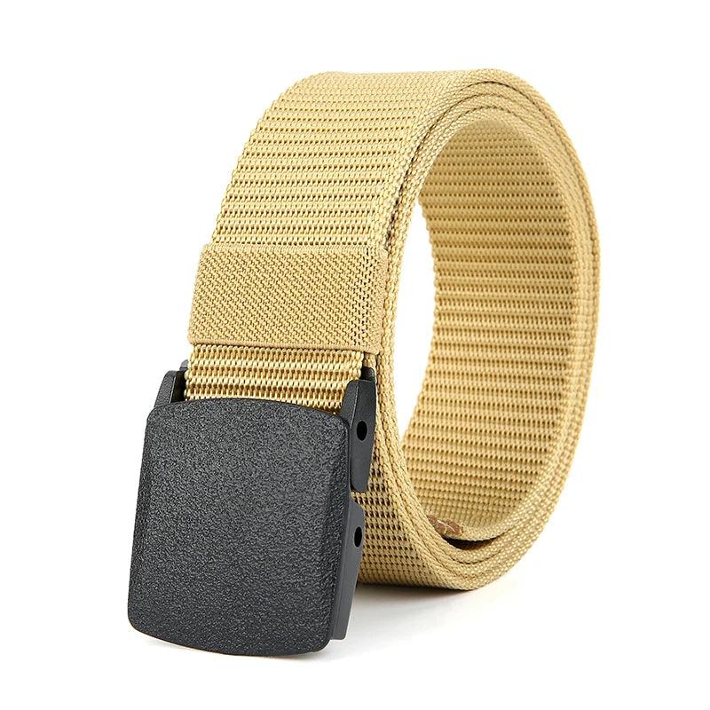 Cinto Tático Masculino de Alta Qualidade: Nylon com Fivela Automática, Multifuncional