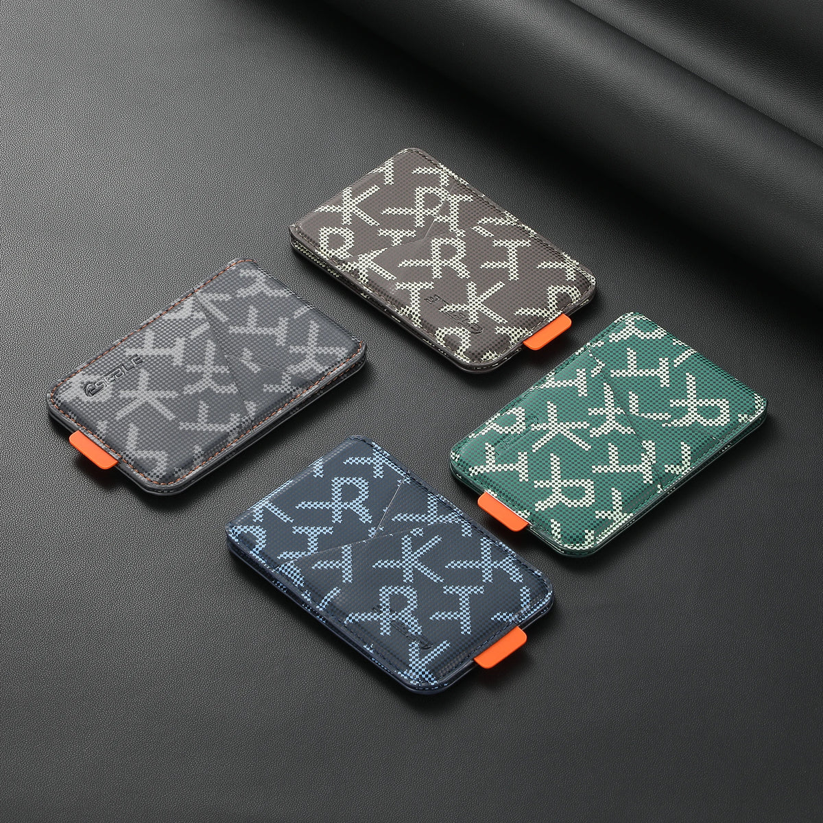 Carteira Magnética de Couro para Celular (Porta-Cartões) compatível com MagSafe para iPhone 17, 16, 15, 14, 13 e 12 (Pro, Max, Plus) – Fixação Magnética Forte