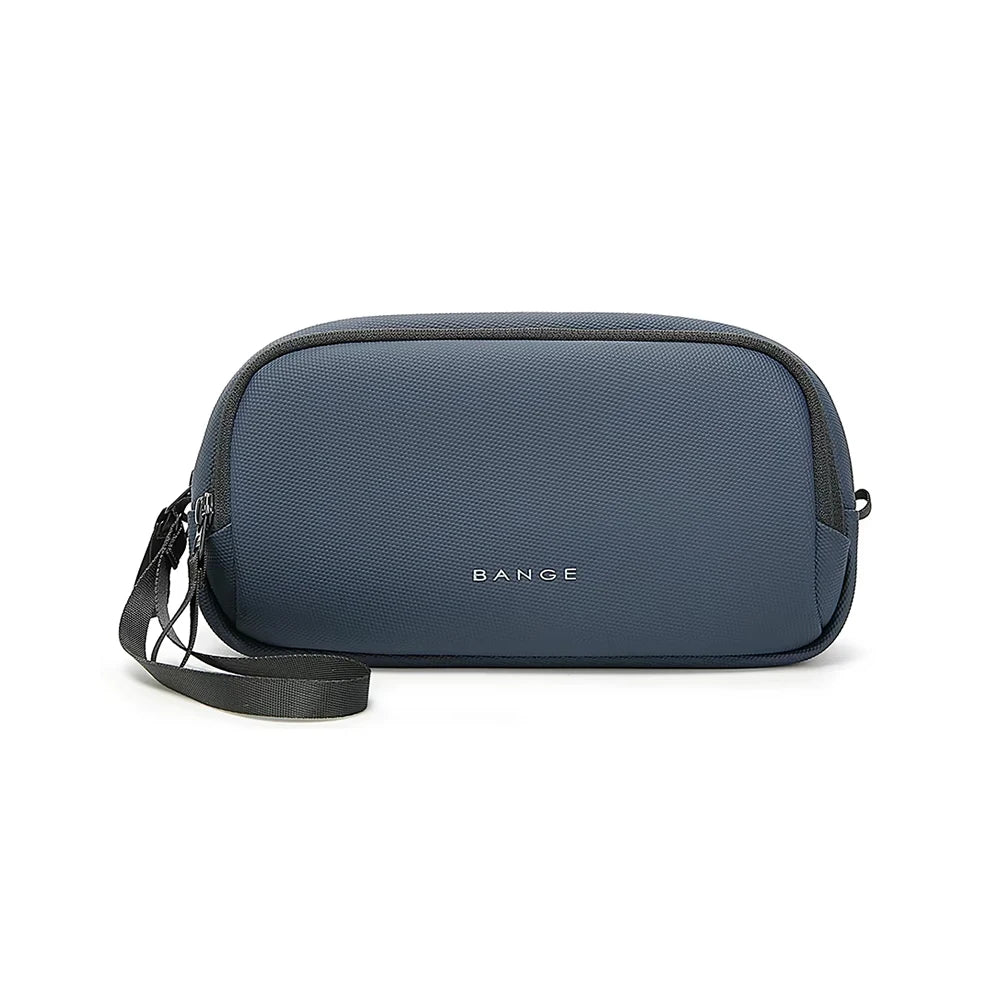 Bolsa de Mão BANGE em Poliéster, Leve e Impermeável, para Cabos e Dispositivos Digitais com Porta USB – Organizador de Viagem para Eletrônicos e Acessórios