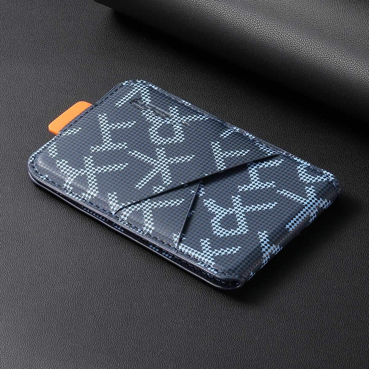 Carteira Magnética de Couro para Celular (Porta-Cartões) compatível com MagSafe para iPhone 17, 16, 15, 14, 13 e 12 (Pro, Max, Plus) – Fixação Magnética Forte