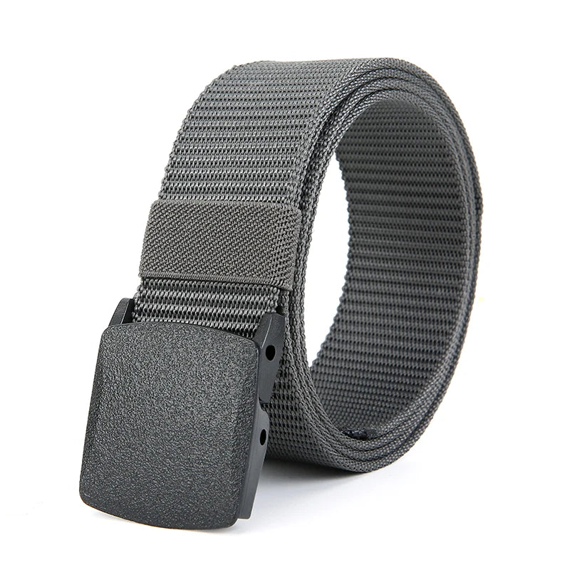 Cinto Tático Masculino de Alta Qualidade: Nylon com Fivela Automática, Multifuncional