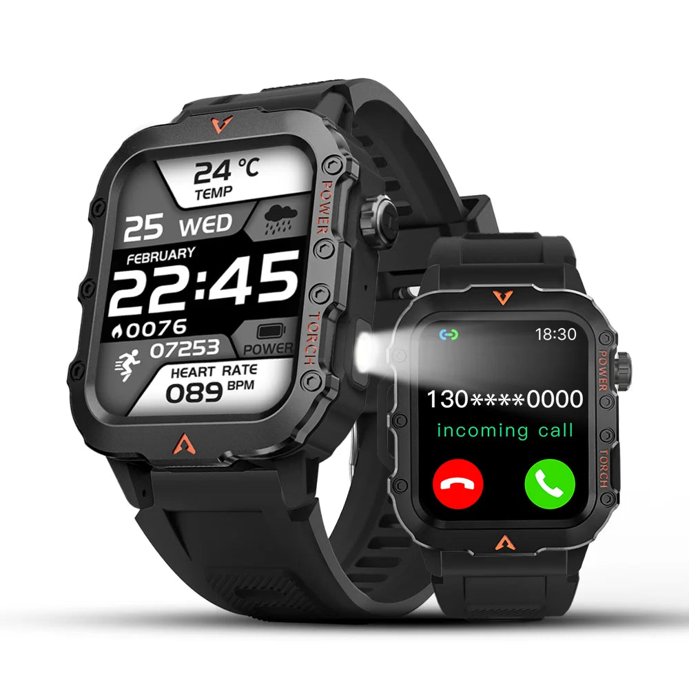 Smartwatch LAXASFIT Q11 GPS, Chamadas, Câmera e Tela HD 1,71 Tracking Fitness Monitor