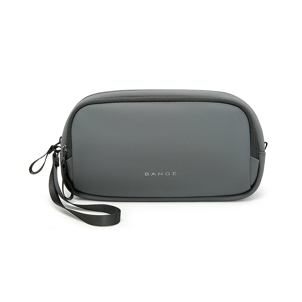 Bolsa de Mão BANGE em Poliéster, Leve e Impermeável, para Cabos e Dispositivos Digitais com Porta USB – Organizador de Viagem para Eletrônicos e Acessórios